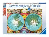Ravensburger Antiikkikartta -palapeli, 3000 palaa