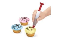 Cuisipro ruoan koristelukynä, puna-valkoinen