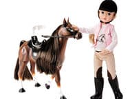 Jolina-ratsastaja ja hevonen