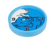Smurffit seinäkello, sininen 25 cm