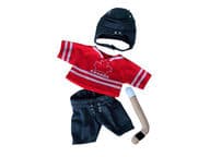 Kanadan lätkäasu varusteineen, 40 cm