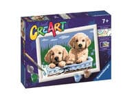 CreArt Cute Puppies Taidesetti