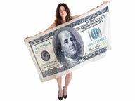 100 Dollarin Pyyhe