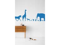 Ferm Living Animal Farm seinätarra, sininen