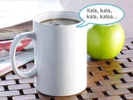 Kälättävä kahvimuki