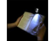 Kirjaan kiinnitettävä lukuvalo