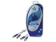 2 x RCA uros 2 x RCA uros johto 2,5 m