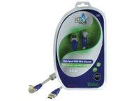 HDMI High Speed uros 19p kulma uros 19p johto 2,5 m
