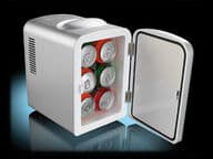 Astetta Upeampi Minijääkaappi, hopea