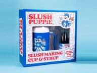 Slush Puppie -jäähilejuomasetti, sininen vadelma