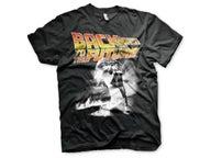 Back To The Future t-paita, musta