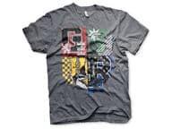 Harry Potter Tupavaakunat T-paita, meleerattu tummanharmaa