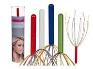 Päänhieromislaite monivärisenä