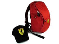 Ferrari reppu ja lippissetti