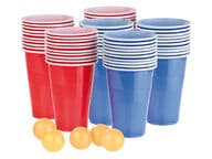 Beer Pong Setti, 60 kuppia ja 5 palloa