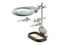 Tarkkuusnäpertäjän työasema LED-valolla