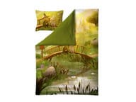 Finlayson Muumilaakson kevät Satiinipussilakanasetti 150 x 210 cm