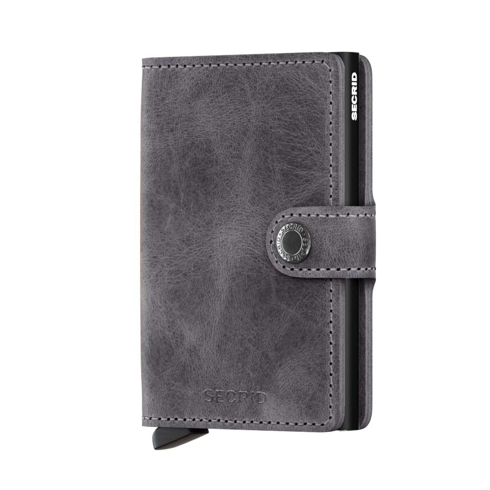 Secrid Miniwallet Vintage Grey-Black MV-GREY-BLACK