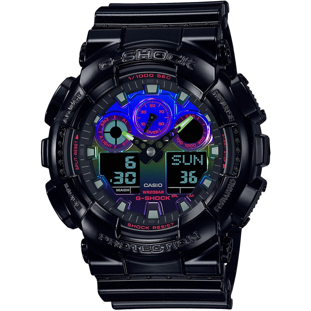 Casio G-Shock Virtual Rainbow Series GA-100RGB-1AER