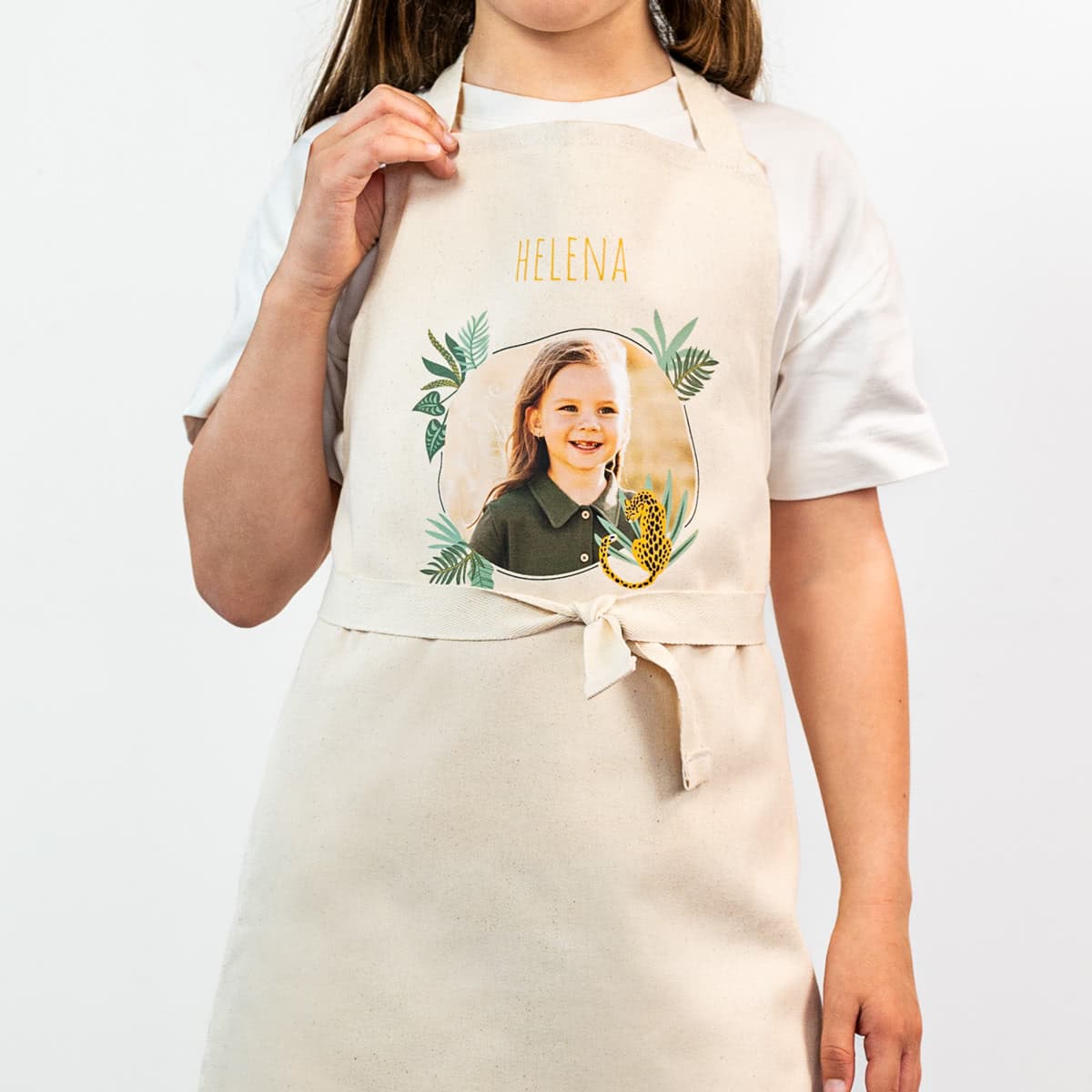 Värillinen esiliina lapselle - Beige