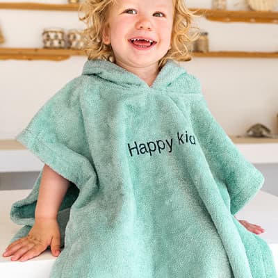 Poncho pyyhe lapselle pinkstone | smartphoto