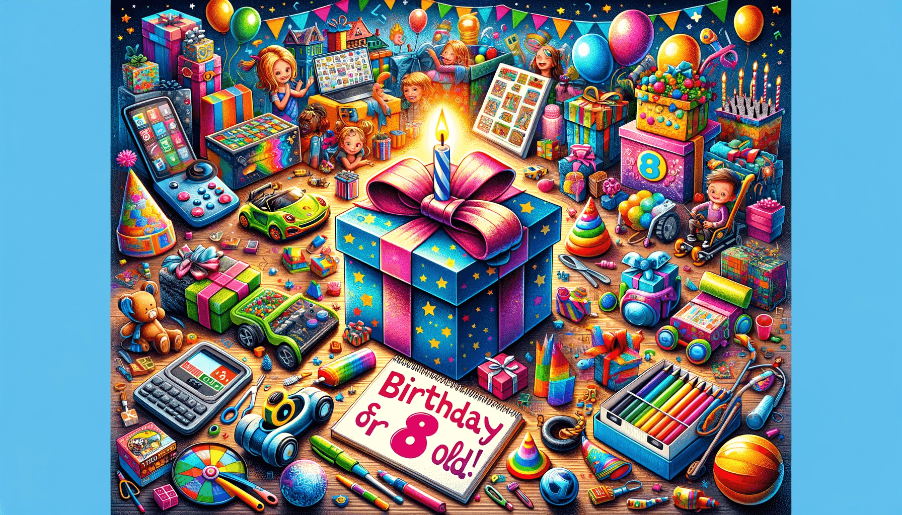 Kahdeksan Vuotta Iloa - Lahjaideoita 8-vuotiaalle!