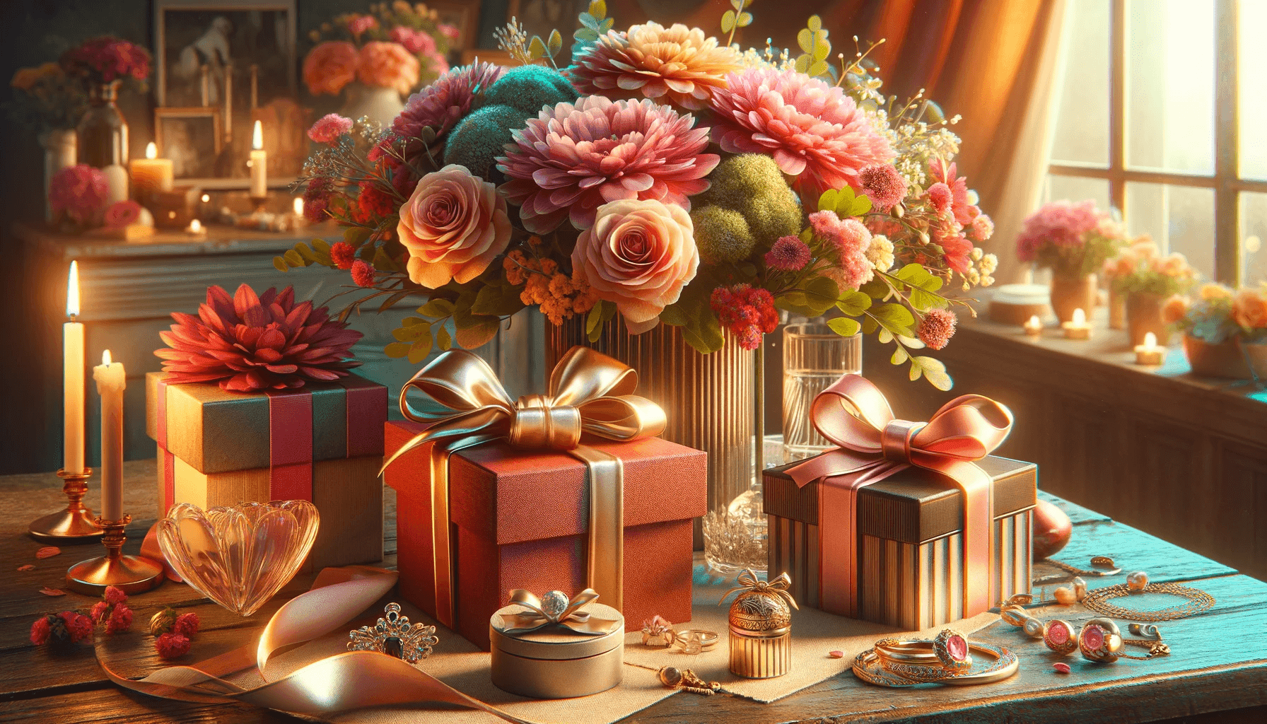 Kauniita ja koskettavia lahjoja äidille.