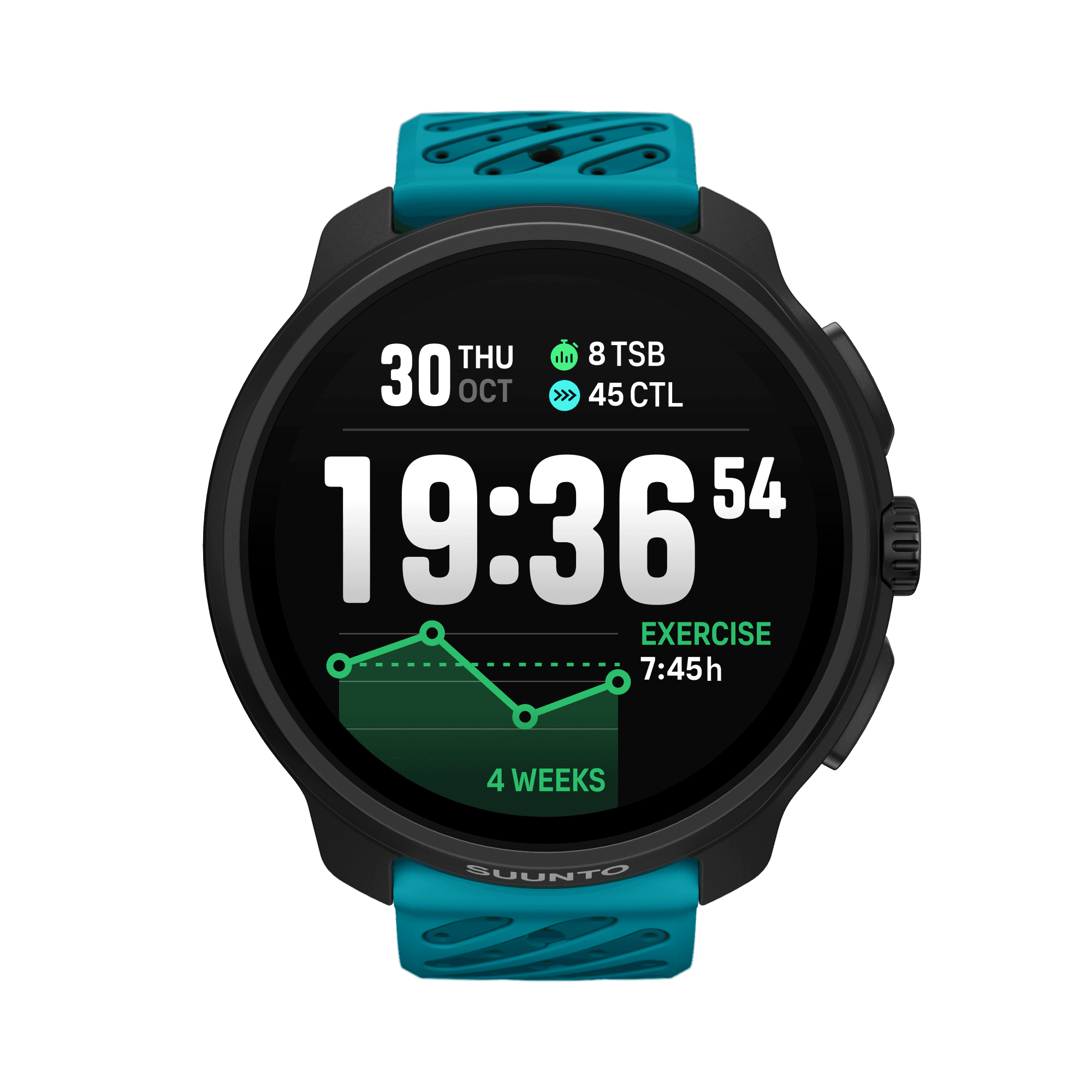 Suunto Race 2 Stainless Steel Wave Blue urheilukello