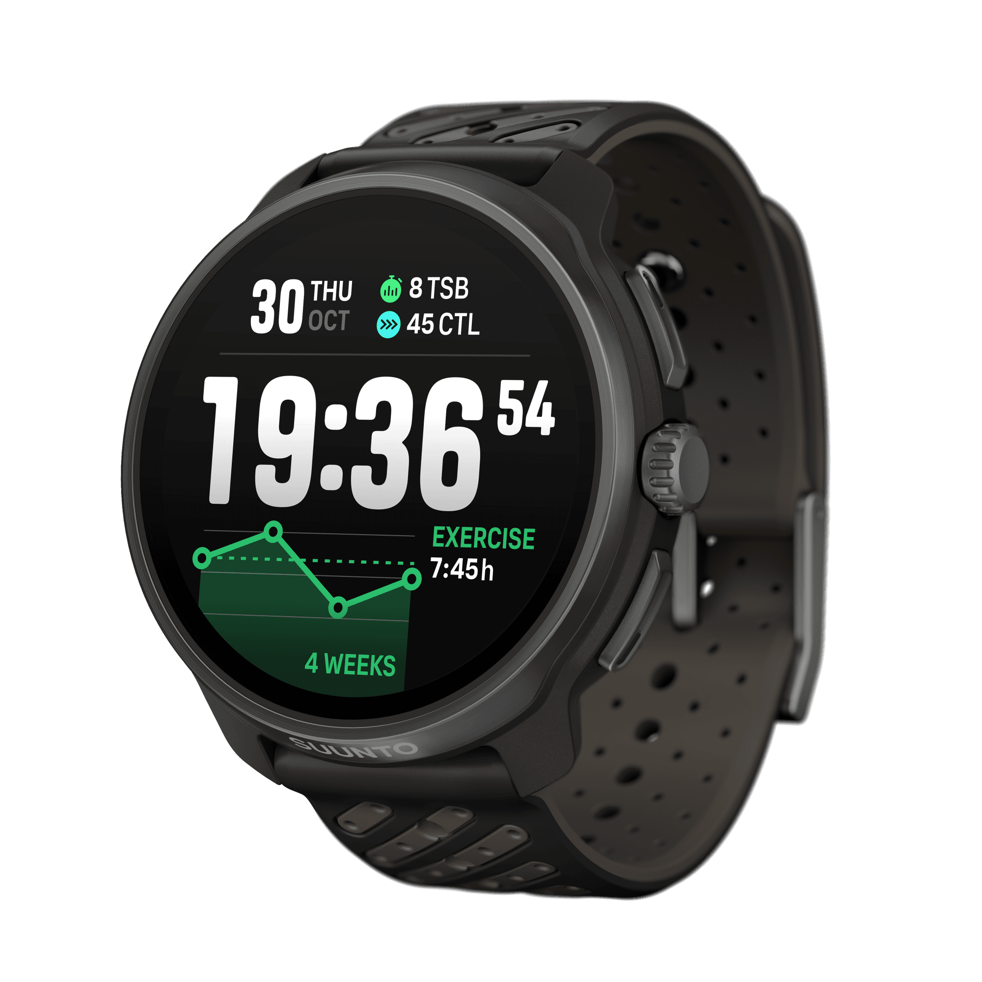 Suunto Race 2 Titanium Black urheilukello
