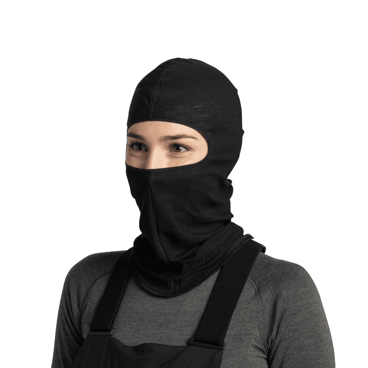 Buff Merino Lightweight Balaclava Black kypärähuppu