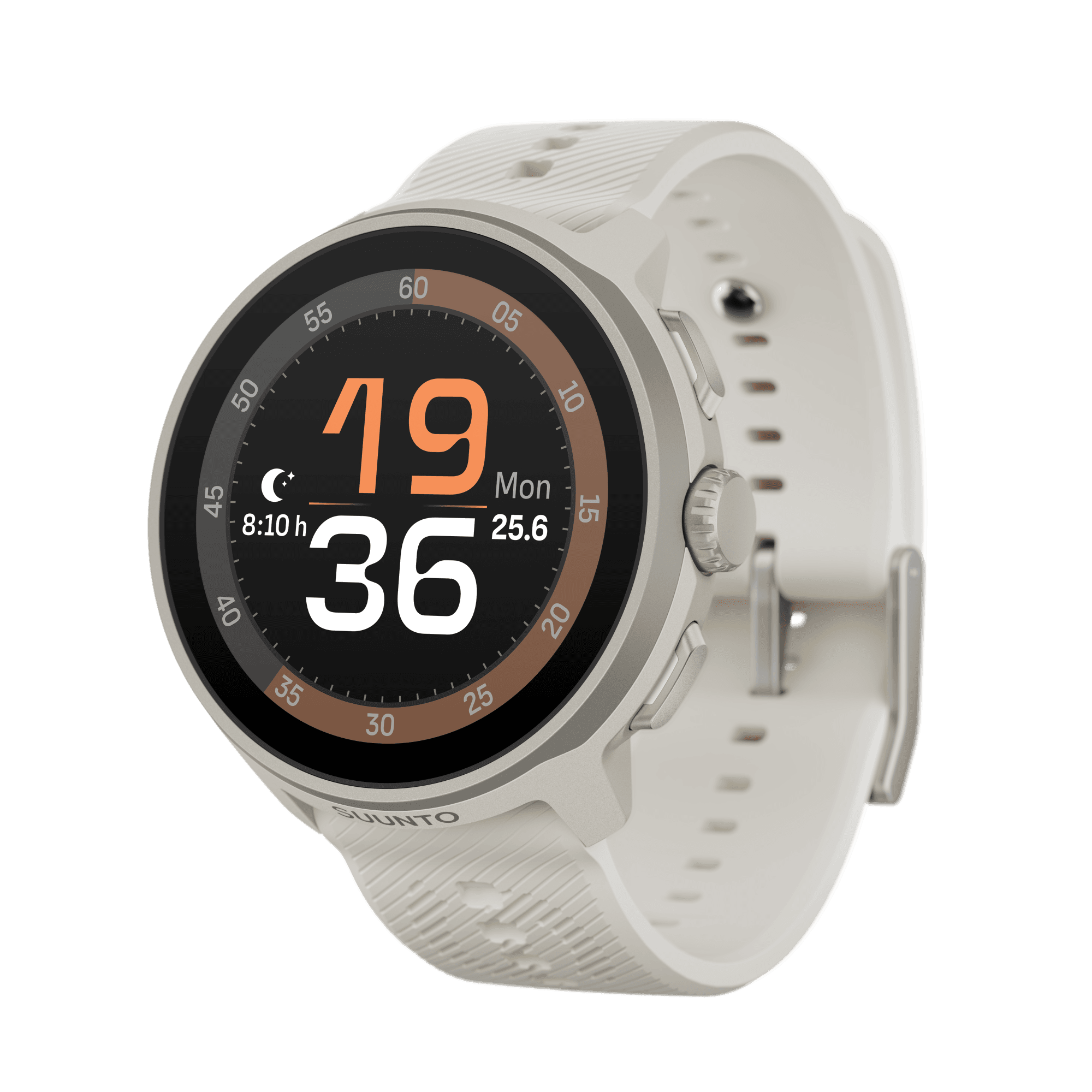 Suunto Run Frost Grey With Silicon Strap urheilukello