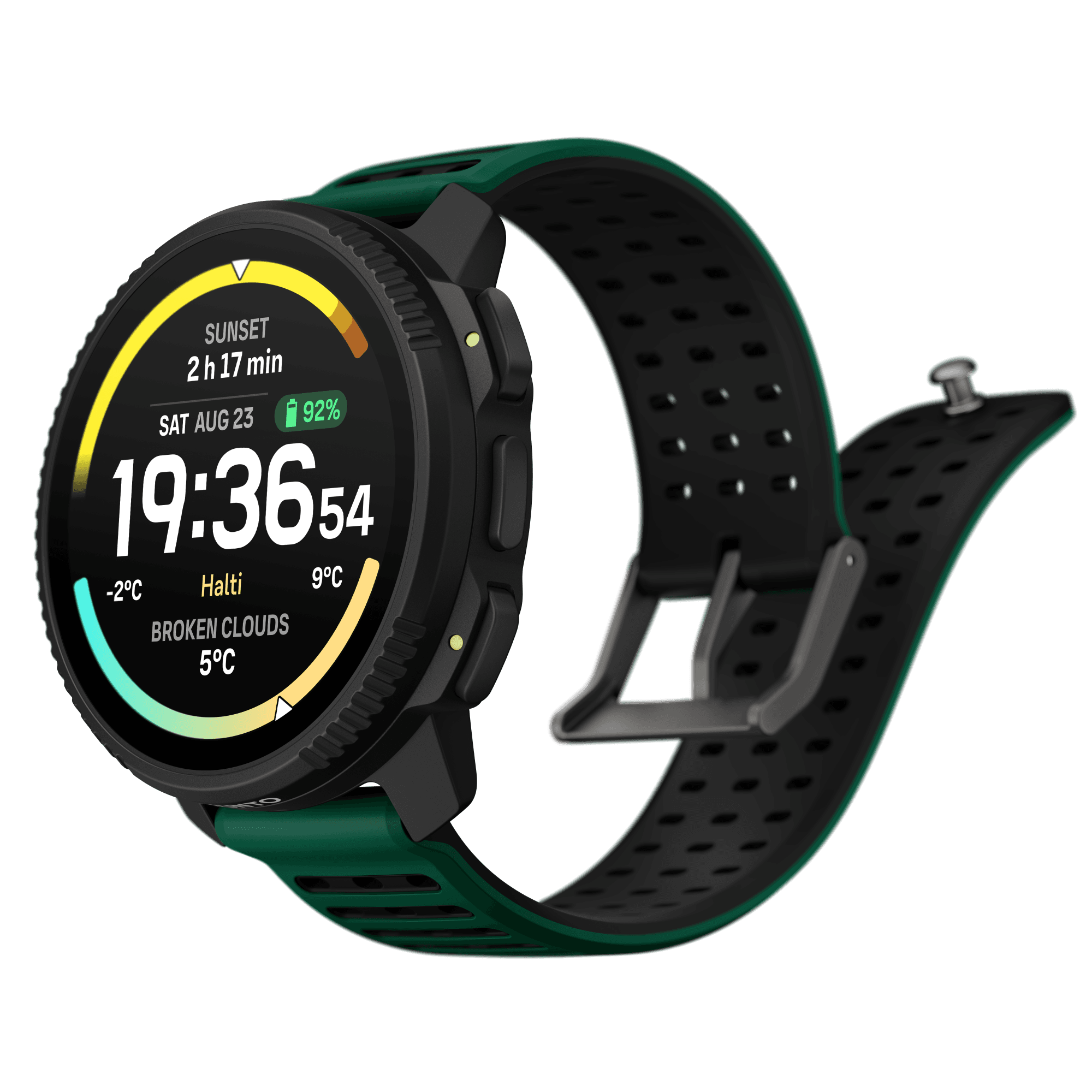 Suunto Vertical 2 Pine Green Stainless Steel urheilukello