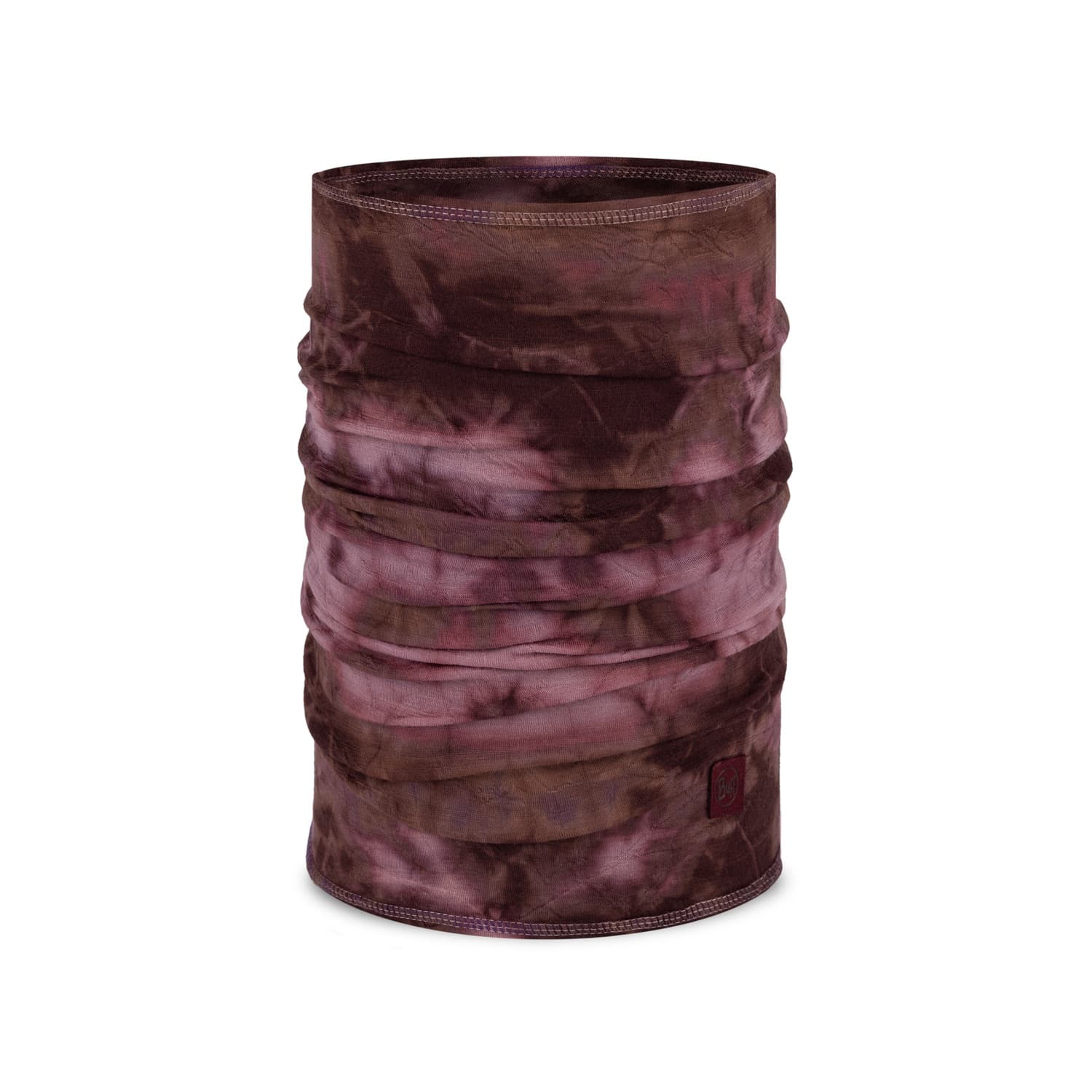 Buff Lightweight Merino Natural Dye Burgundy kauluri