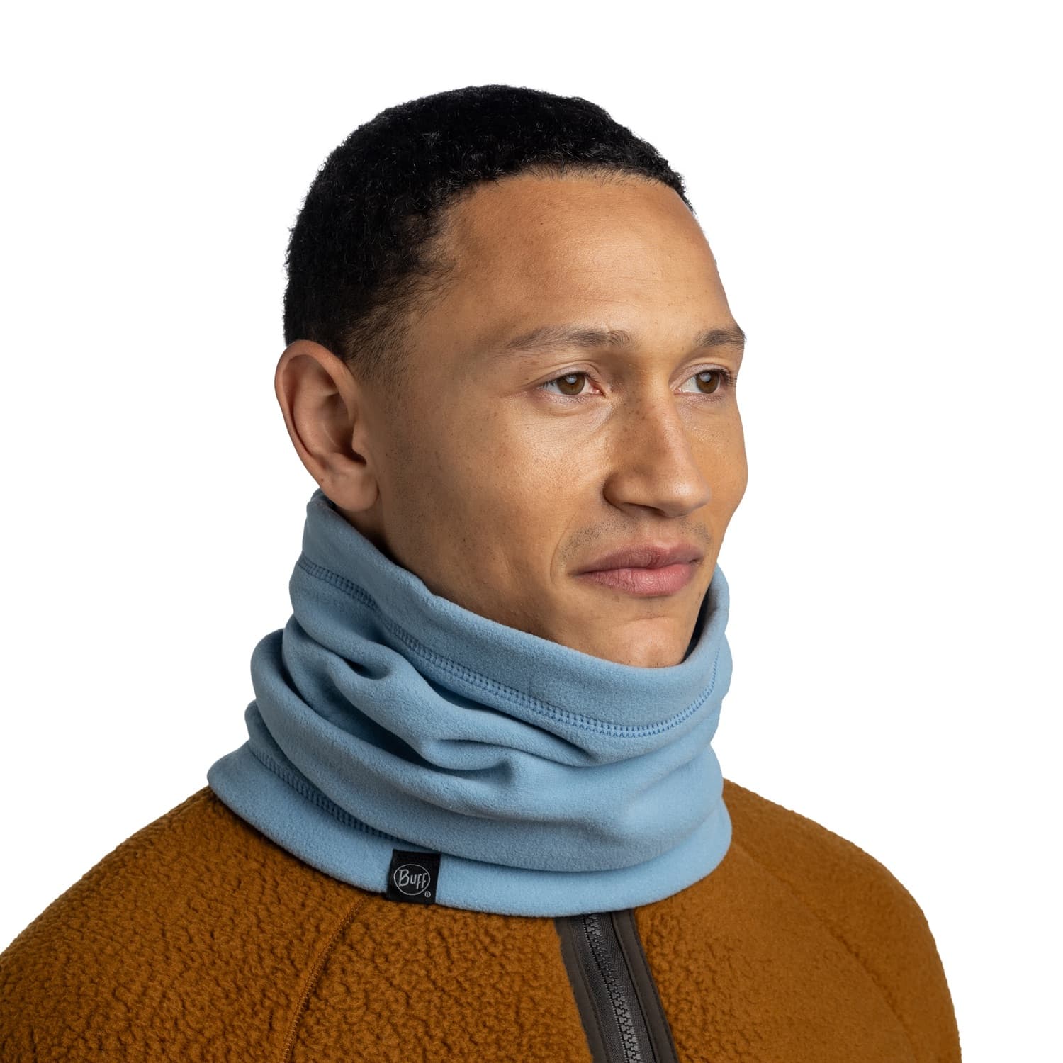 Buff Polar Neck Warmer Lake Blue fleecekauluri