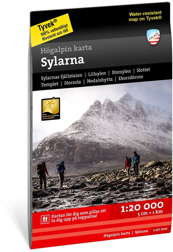 Calazo Sylarna retkeilykartta