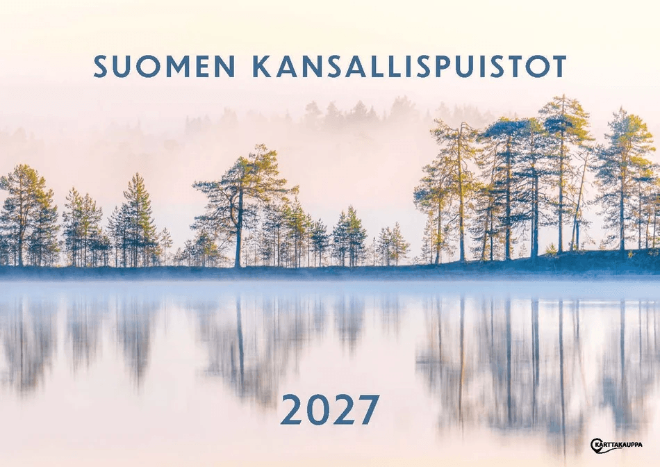 Karttakauppa Suomen Kansallispuistot 2027 -seinäkalenteri seinäkalenteri