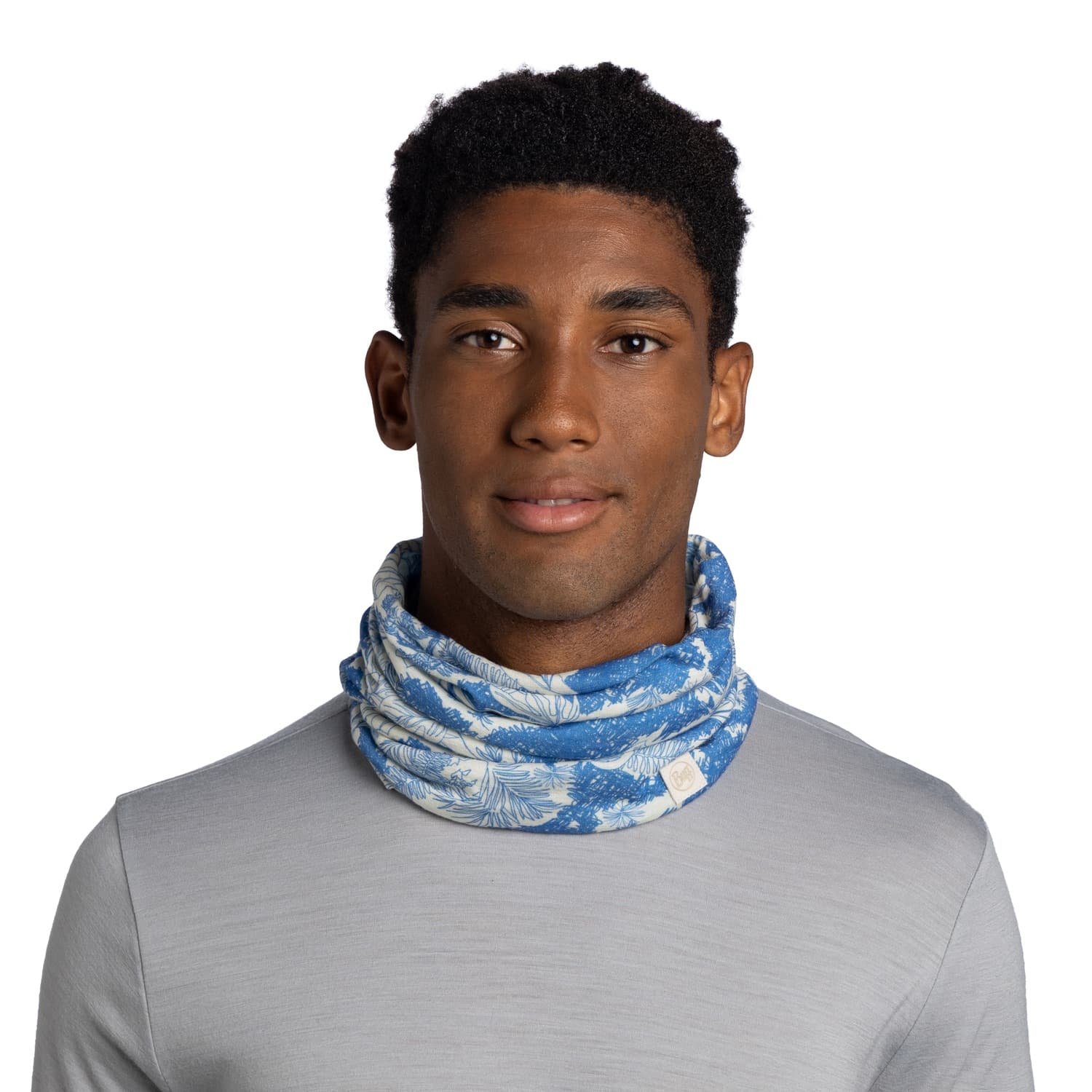 Buff Lightweight Merino Digi Loer Blue kauluri