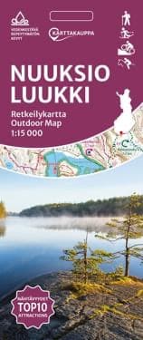 Karttakauppa Nuuksio Luukki 1:50000 retkeilykartta, suomi