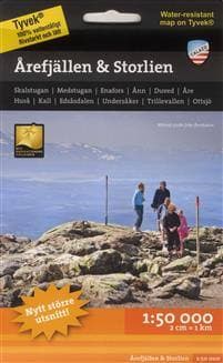 Calazo Årefjällen & Storlien Tyvek retkeilykartta (ulkomaat)