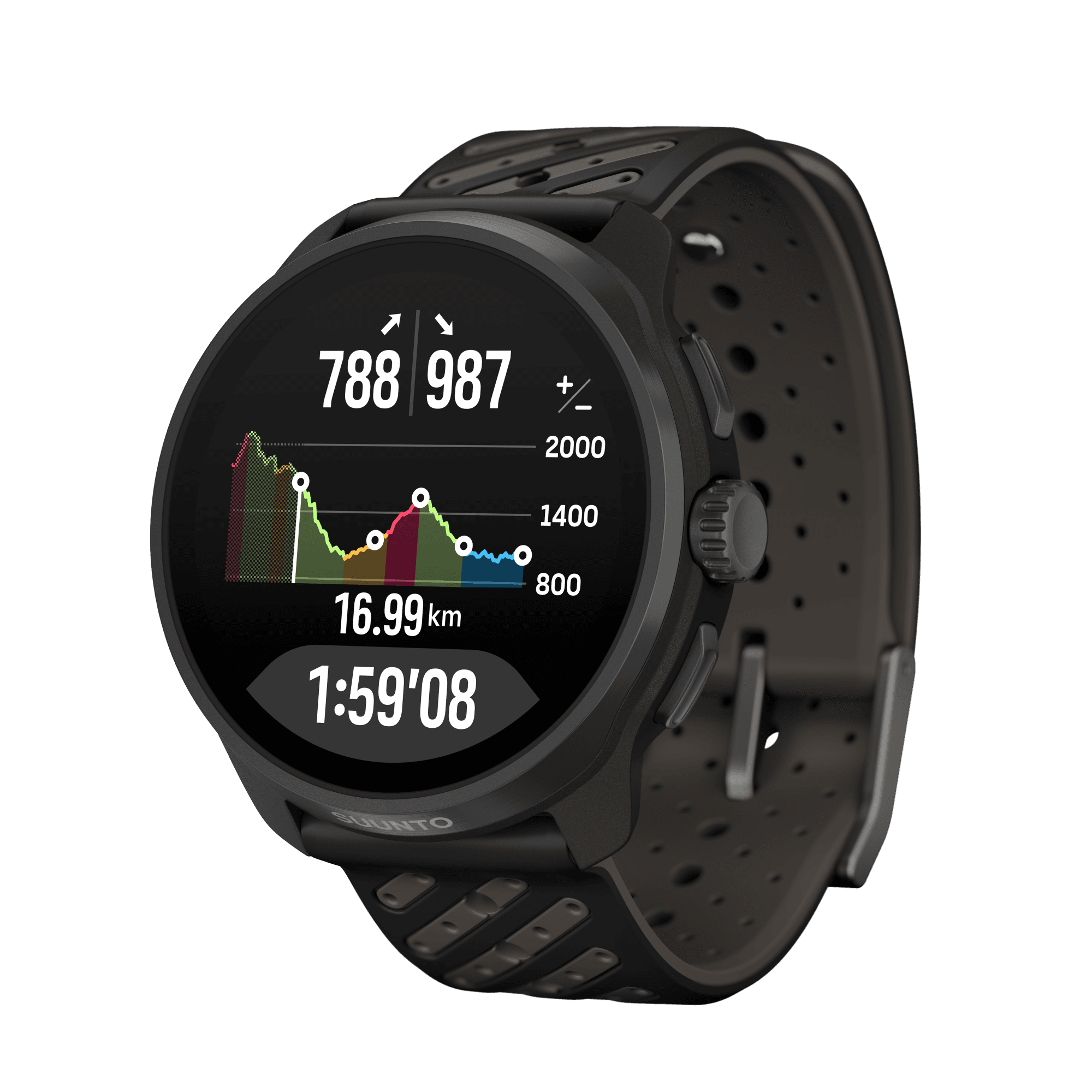 Suunto Race 3S Titanium Black urheilukello