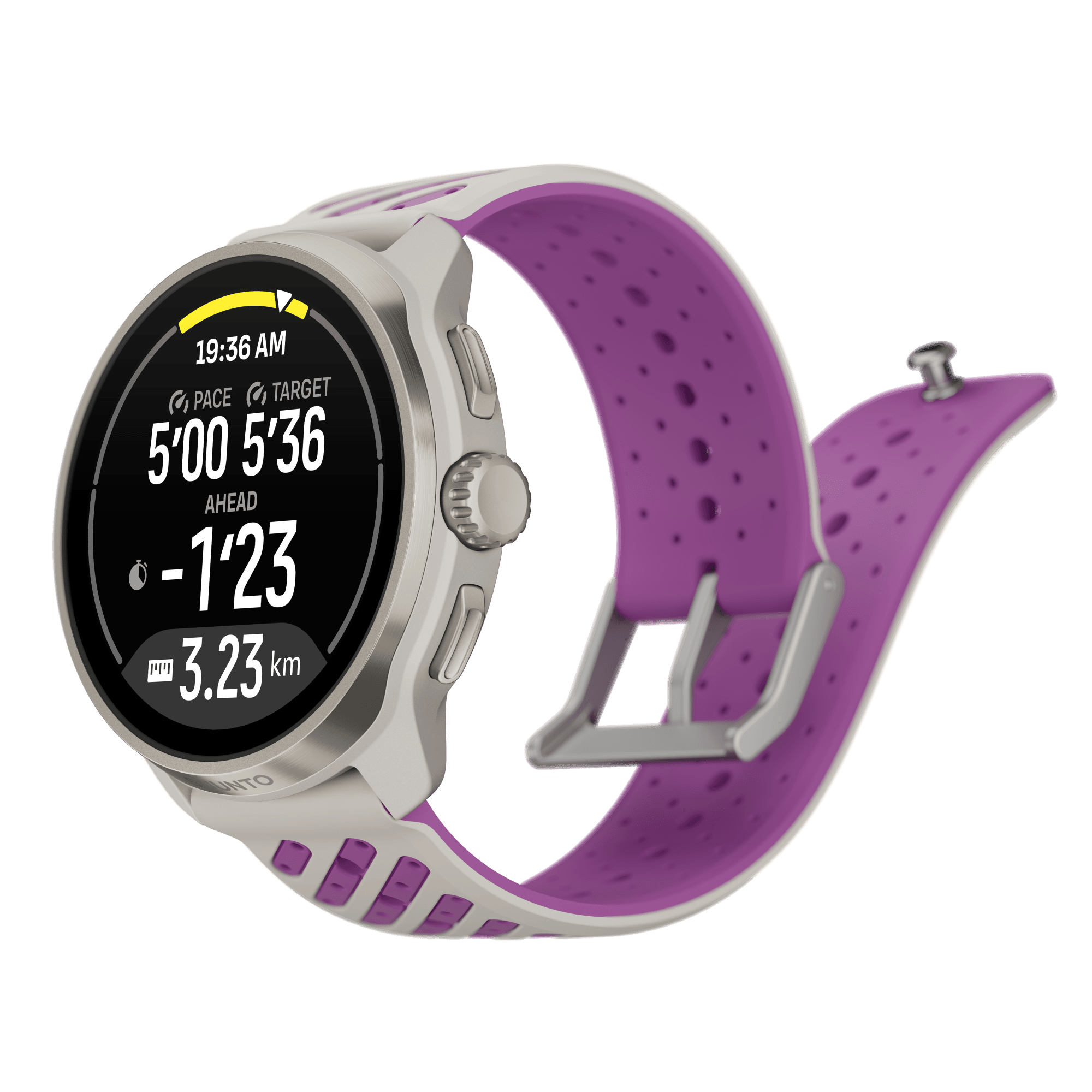 Suunto Race 3S Titanium Orchid urheilukello