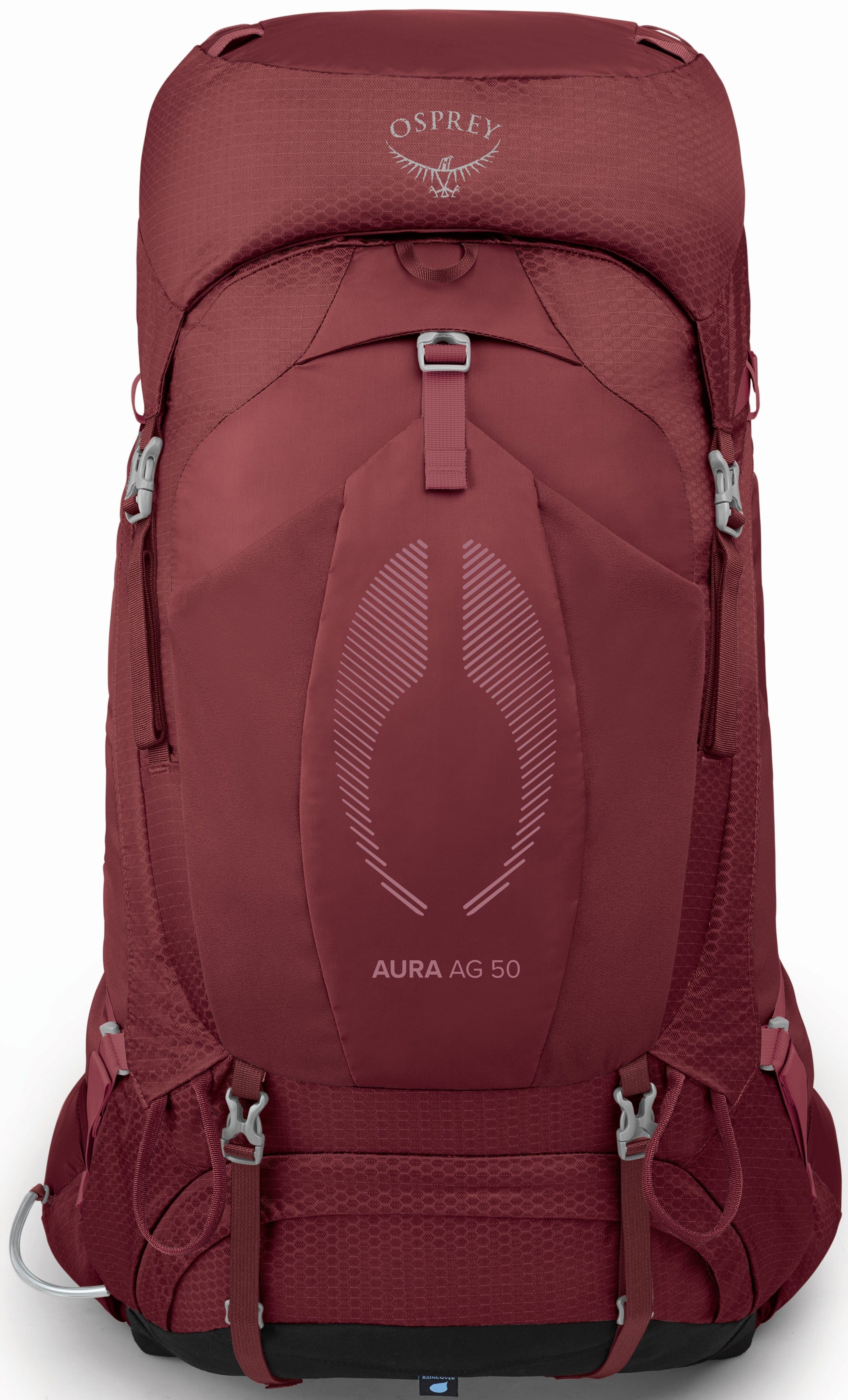 Osprey Aura AG 50 naisten rinkka, Berry Sorbet Red