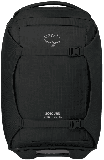 Osprey Sojourn Shuttle 45 matkalaukku, musta