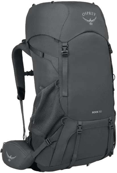 Osprey Rook 50 rinkka, Dark Charcoal/Silver Lining