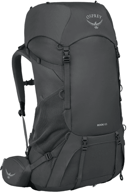 Osprey Rook 65 rinkka, Dark Charcoal/Silver Lining