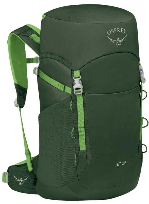 Osprey Kids Jet 28L Green Canopy/Limeline Green