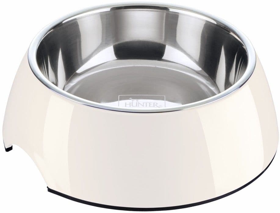 HUNTER Bowl Melamin koirankuppi, 700 ml, White