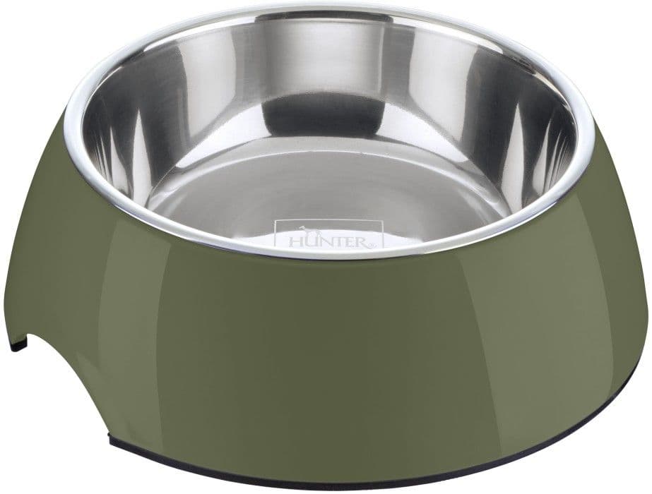 HUNTER Bowl Melamin koirankuppi, 350 ml, Khaki