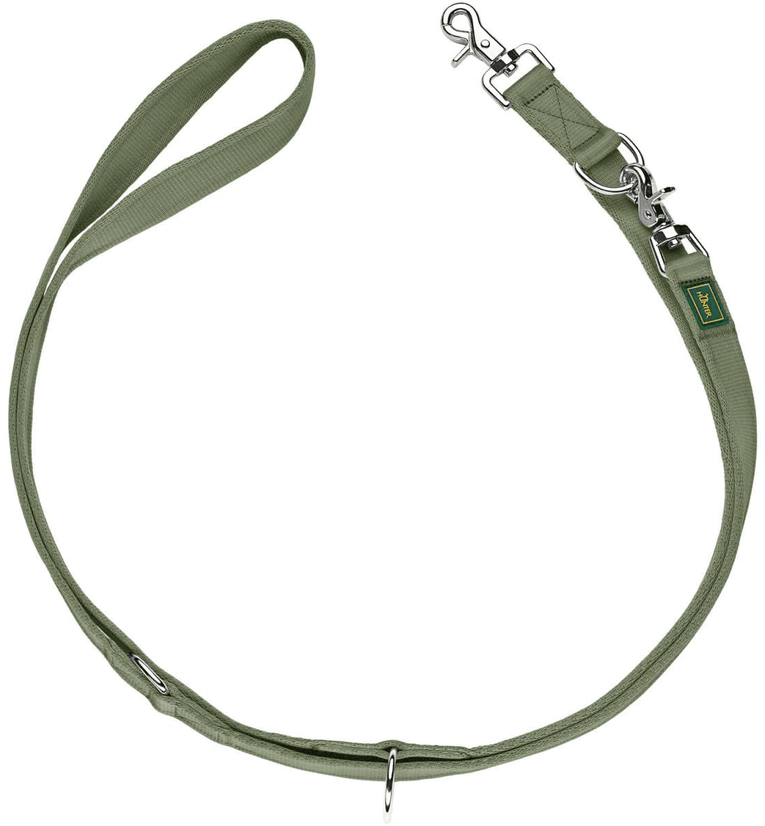HUNTER Inari T-Leash koiran talutushihna, 25/200 cm, Linden Green
