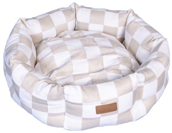 PAIKKA Check Bed Beige 60 cm